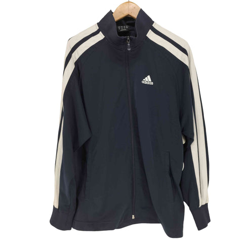 アディダス adidas 万国タグ 刺繍ロゴ トラックジャケット メンズ import:S