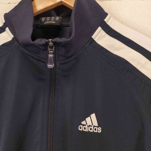 アディダス adidas 万国タグ 刺繍ロゴ トラックジャケット メンズ import:S