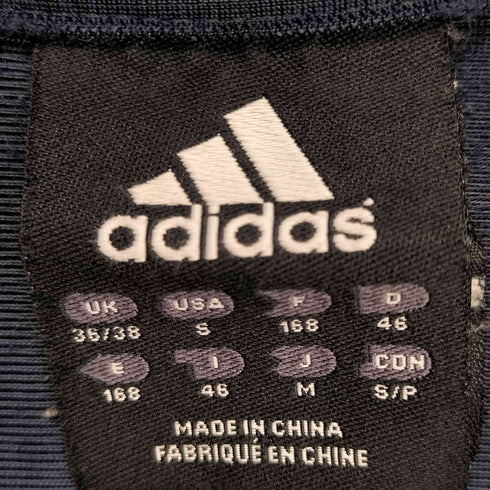 アディダス adidas 万国タグ 刺繍ロゴ トラックジャケット メンズ import:S