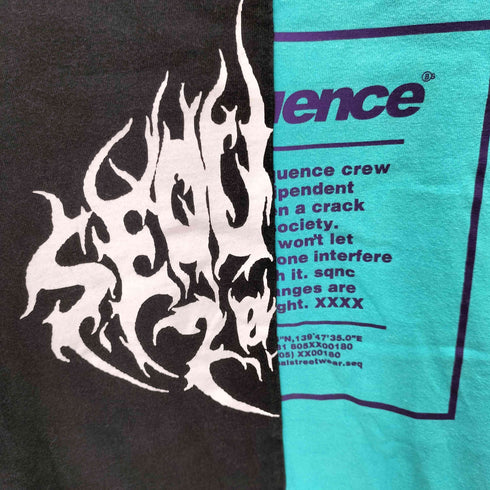 Sqnc ドッキング S/S Tシャツ メンズ import:L