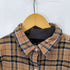 プニュズ PUNYUS L/S カットオフ加工 チェックネルシャツ メンズ