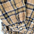 プニュズ PUNYUS L/S カットオフ加工 チェックネルシャツ メンズ