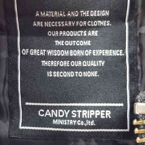 キャンディストリッパー Candy Stripper 刺繍デザイン MA-1 メンズ JPN:M