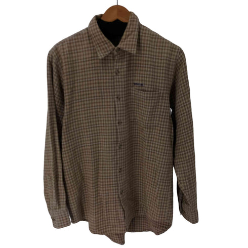 バンズ VANS 90S L/S チェックネルシャツ メンズ import:L