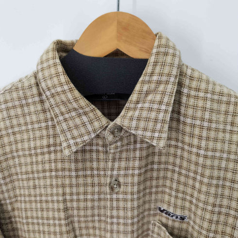 バンズ VANS 90S L/S チェックネルシャツ メンズ import:L