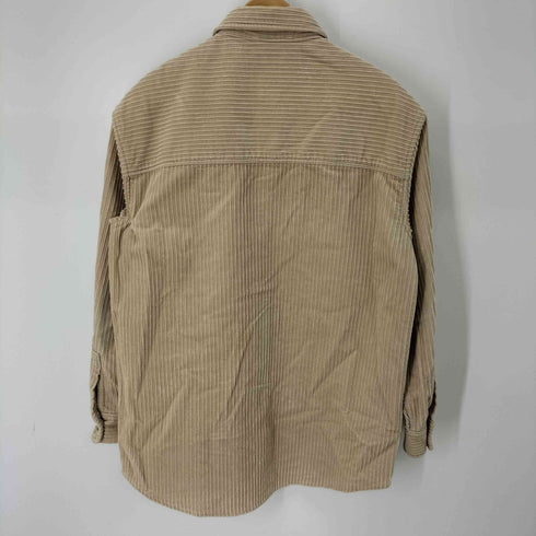 ザラ ZARA オーバーサイズコーデュロイシャツジャケット レディース import:M