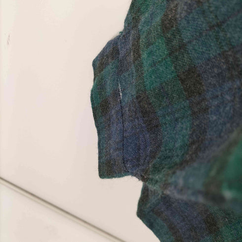 MR.CHIPS L/S ウール混アクリルチェックシャツ メンズ