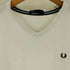 フレッドペリー FRED PERRY ロゴ 刺繍 Vネック Tシャツ メンズ import:M