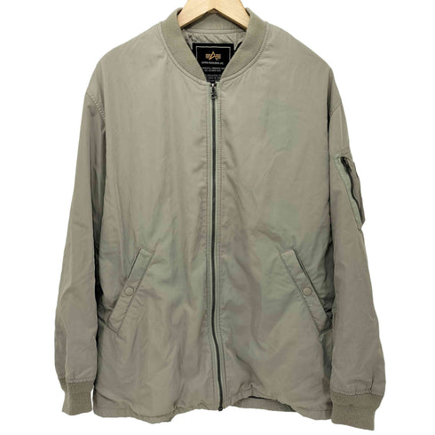 アルファインダストリーズ ALPHA INDUSTRIES MA-1 フライトジャケット ミリタリーブルゾン メンズ JPN:M