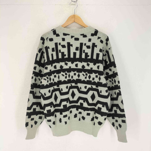 総柄クルーネックニット メンズ JPN:M
