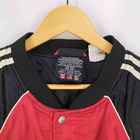 アディダス adidas 90s 万国旗タグ 裏キルティング ロゴ ナンバリング ワッペン ブルゾン メンズ import:M
