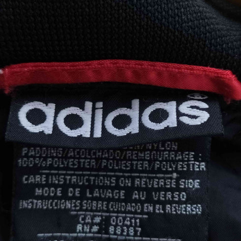 アディダス adidas 90s 万国旗タグ 裏キルティング ロゴ ナンバリング ワッペン ブルゾン メンズ import:M