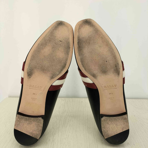 バリー BALLY JANELLE TRUNK バックルスタッズローファー スリッポン レディース 38 1/2
