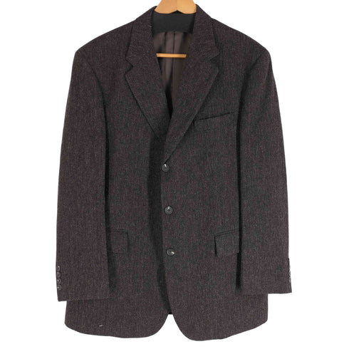 ケントアンドカーウェン KENT&CURWEN TESSUTI DI SONDRIO 3B ヘリンボーンツイードテーラードジャケット メンズ
