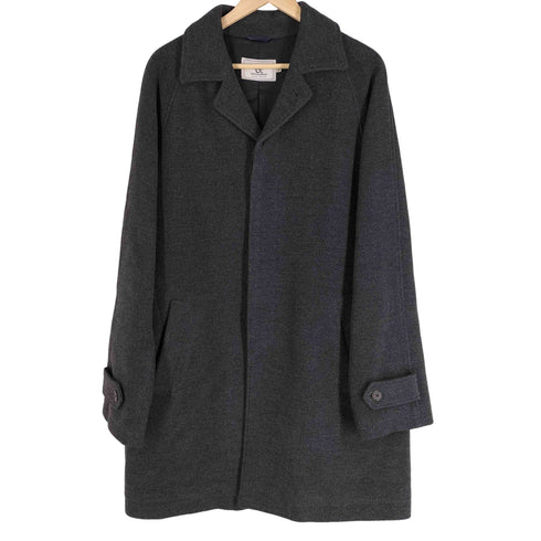 ケントアンドカーウェン KENT&CURWEN 比翼 ウールチェスターコート メンズ L