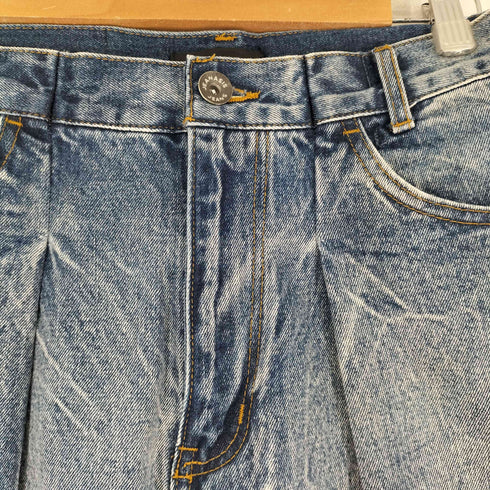 ジーナシス JEANASIS タックデニムワイドパンツ レディース JPN:S