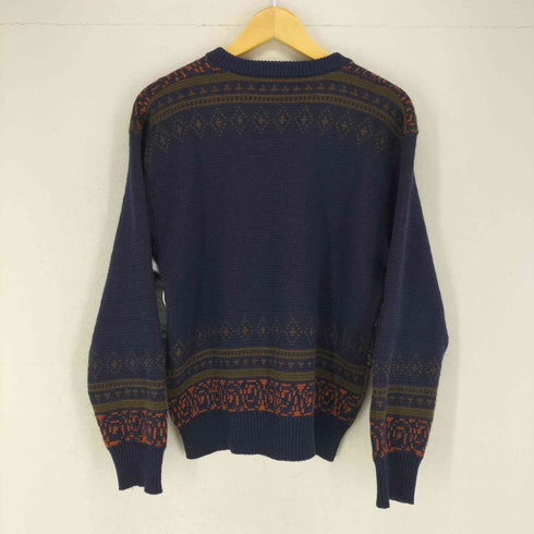 ADAX フロント刺繍クルーネックニット メンズ JPN:M