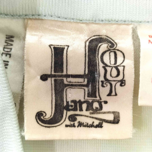 HANGOUT USA製 プリントポリエステルシャツ メンズ import:L