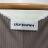 リリーブラウン Lily Brown アイレットカラーリブニットワンピース レディース ONE SIZE