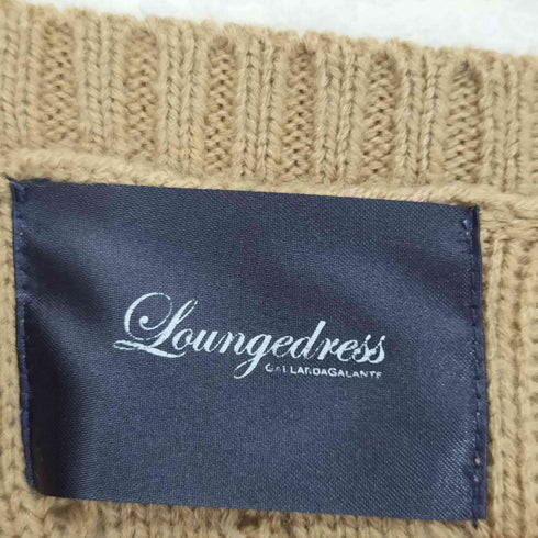 ラウンジドレス Loungedress ケーブルニット レディース FREE