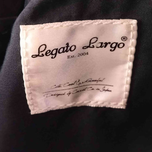レガートラーゴ legato largo スムースレザー Wファスナー リュック レディース