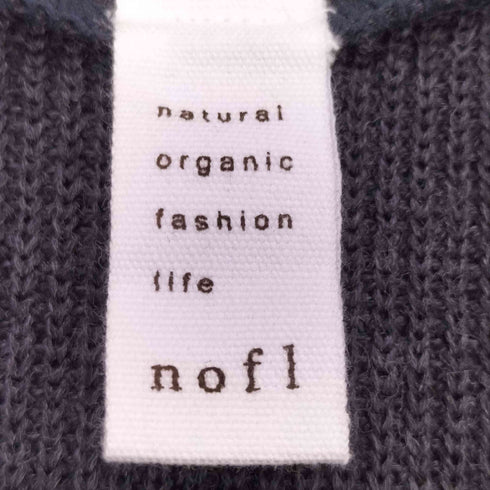 ノフル nofl 防縮ウールVネックワンピース レディース M-L