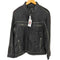 CHIC LEATHER スタンドネックラムレザージャケット メンズ 100