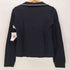 エンポリオアルマーニイーエーセブン EMPORIO ARMANI EA7 開襟 クロップド ニット レディース import:M