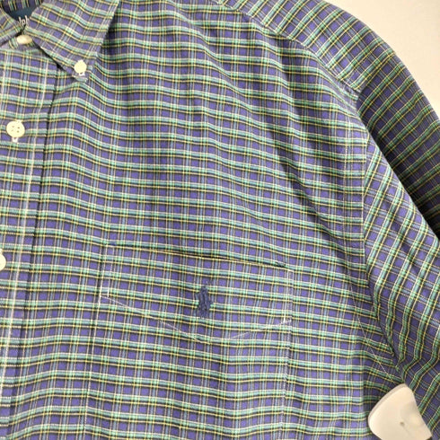 ラルフローレン RALPH LAUREN BIG SHIRT BD L/S シャツ ポニー刺繍 1ポケット メンズ import:M