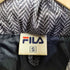 フィラ FILA ロゴ刺繍 ヘリンボーンパターン ダウンミドルコート レディース import:S