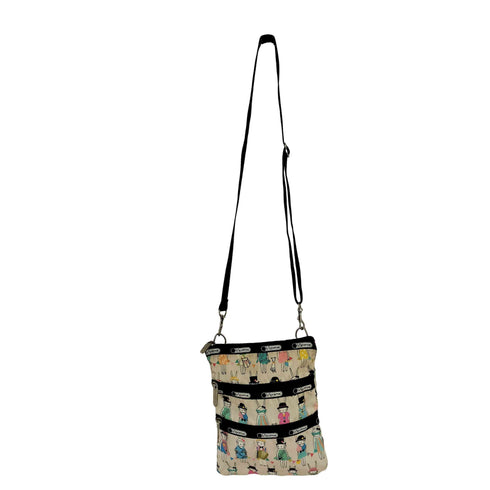 レスポートサック LeSportsac リップストップナイロン 総柄ショルダーバッグ ウサギ ケイシー レディース