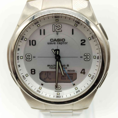 カシオ CASIO wave ceptor 電波 ソーラー 腕時計 メンズ