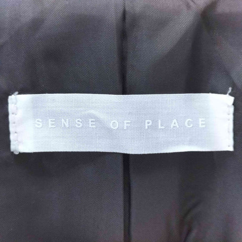 センスオブプレイス SENSE OF PLACE スタンドカラーロングコート レディース JPN:M