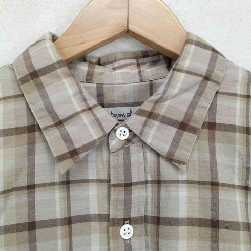 スティーブンアラン Steven Alan TOP VIYELLA REGULAR COLLAR SHIRT-LOOSE/シャツ メンズ JPN:M