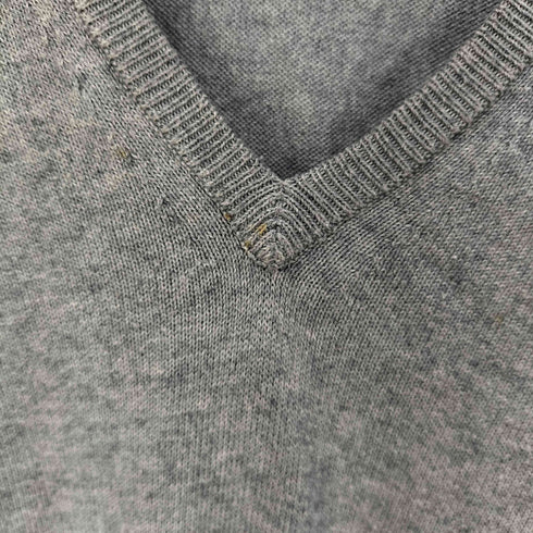 アーペーセー A.P.C. フランス製 カシミヤ混 Vネック コットンニット メンズ import:S