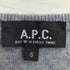 アーペーセー A.P.C. フランス製 カシミヤ混 Vネック コットンニット メンズ import:S