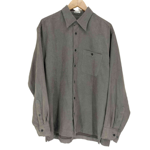 ジェフリービーン GEOFFREY BEENE MICRO SUEDE L/Sシャツ メンズ import:M