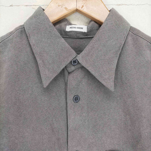 ジェフリービーン GEOFFREY BEENE MICRO SUEDE L/Sシャツ メンズ import:M