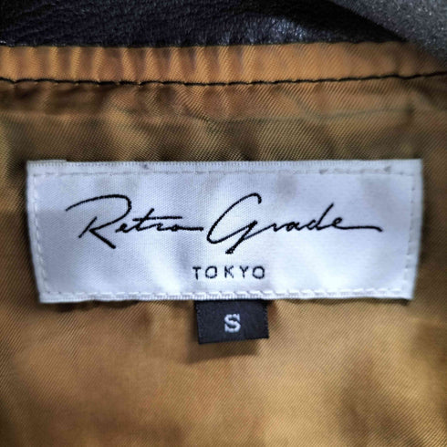 レトログレード Retro Grade ダブルジップ シングルライダースレザージャケット メンズ JPN:S