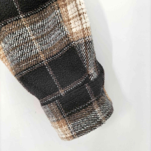 ザラ ZARA チェック長袖ネルシャツ メンズ JPN:M