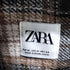 ザラ ZARA チェック長袖ネルシャツ メンズ JPN:M
