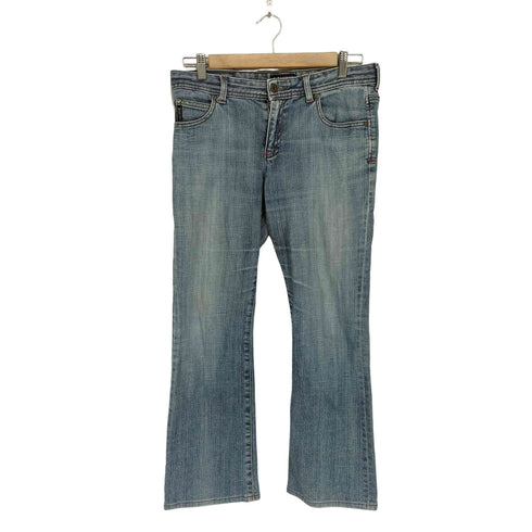 アルマーニジーンズ ARMANI JEANS ローライズ ジッパーフライ フレアデニムパンツ メンズ 29
