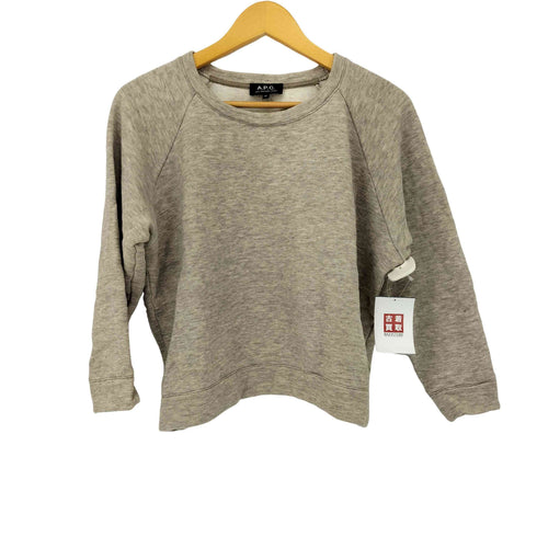 アーペーセー A.P.C. クロップド ラグラン スウェット レディース import:M