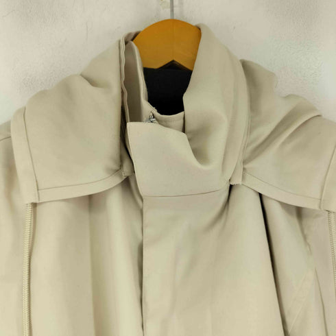 アダムエロペ Adam et Rope CELL SERGE レイズドネックコート レディース
