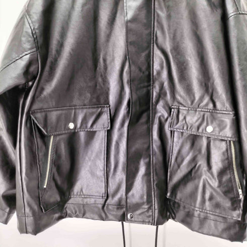 アドラー ADRER フェイクレザー ジャケット メンズ JPN:S