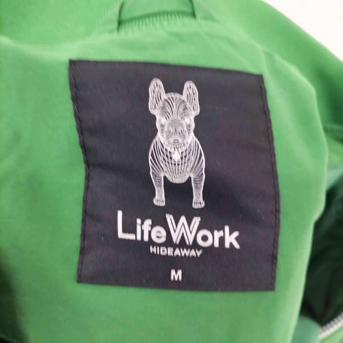 LIFE WORK ワッペンデザインスタジャン メンズ import:M