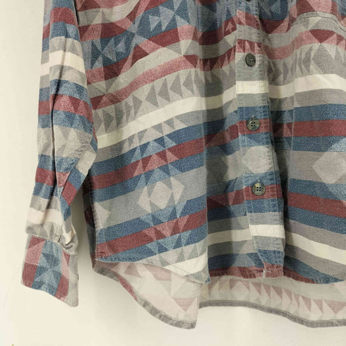 L/S 総柄シャツ メンズ JPN:M