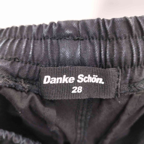 ダンケシェーン Danke Schon PREMIUM SUPER STRETCH TC BLACK ZIP POCKET PANTS メンズ 28
