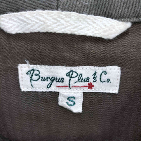 バーガスプラス BURGUS PLUS リネン混ステンカラーコート メンズ JPN:S
