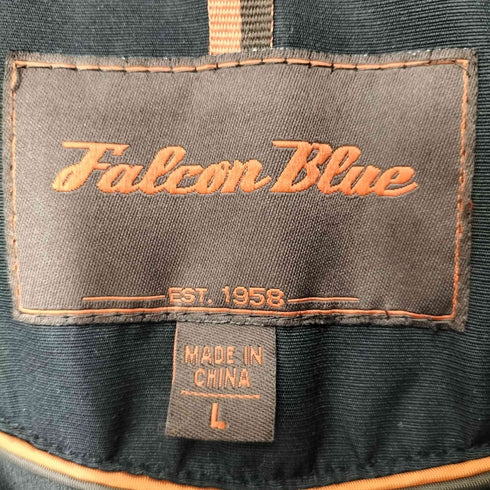 FALCON BLUE フーデッド中綿ジャケット メンズ import:XL
